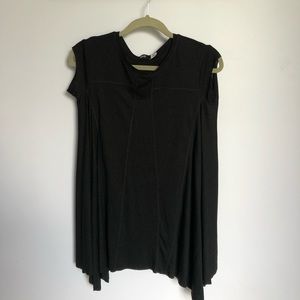 UO Black Long Babydoll T-shirt
